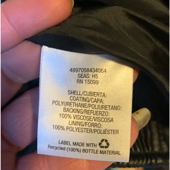 🔥 NWOT Black Faux leather cropped moto jacket - XS - Picture 7 of 15